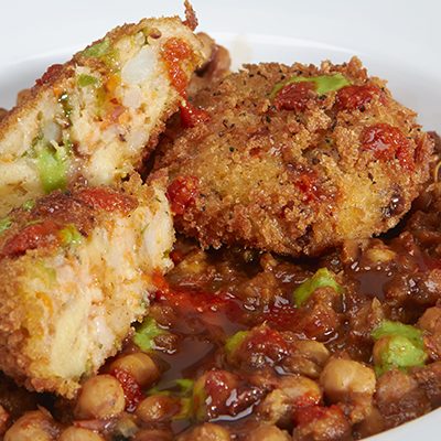 Plate of Aloo Tikki Chaat - Bikaner Bites